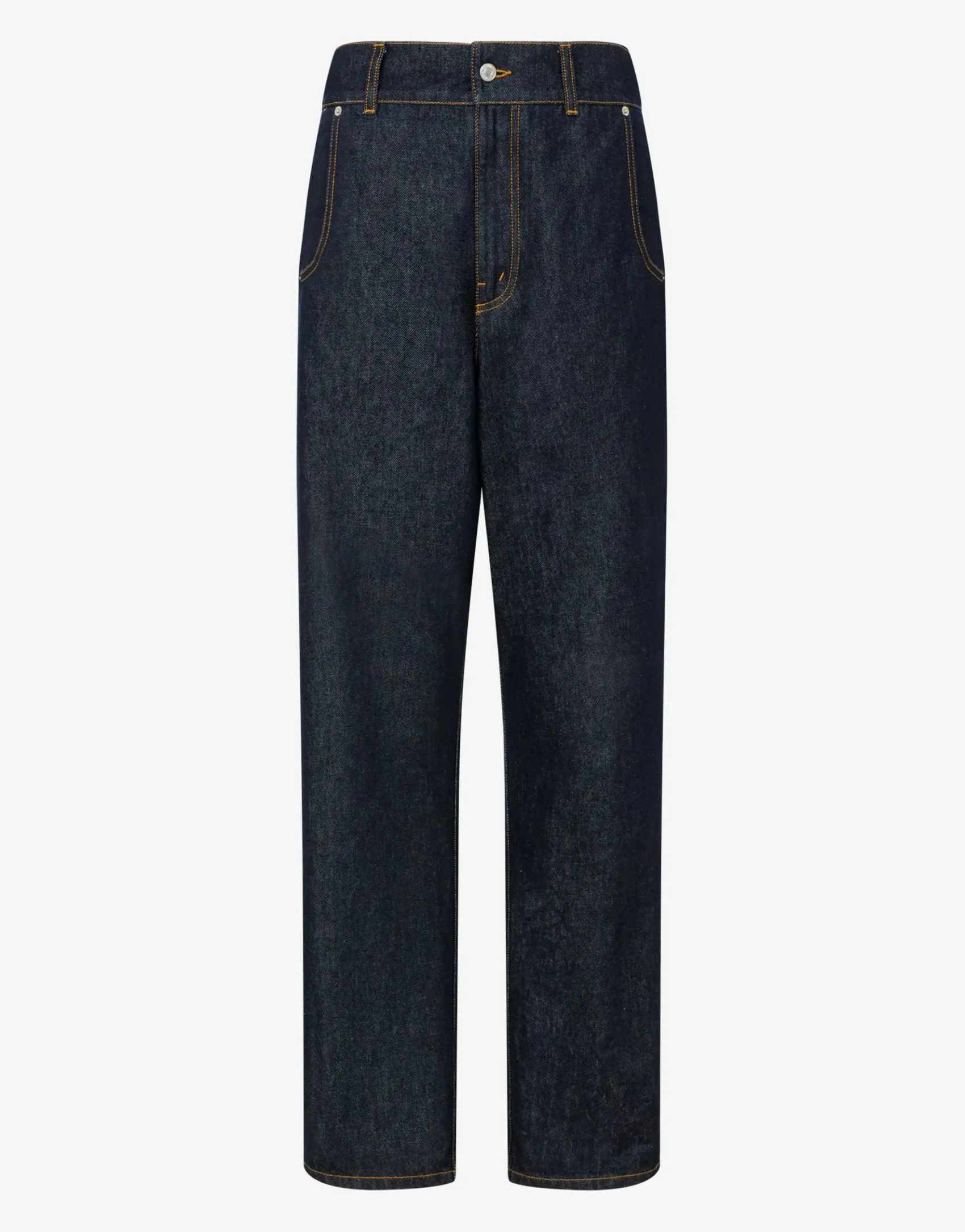 Moschino Pants & Shorts^Blue denim pants Laurel Crown Patch DARK DENIM