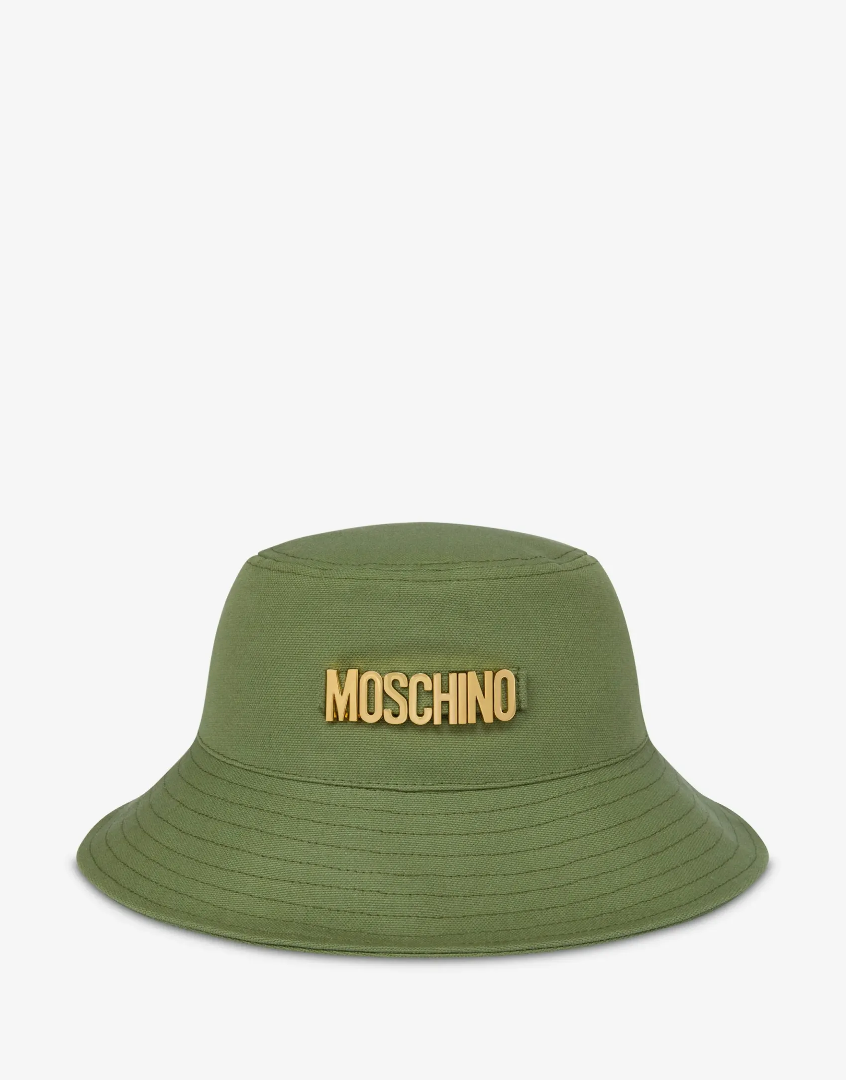 Moschino Hats & Gloves^Bucket Hat Lettering Logo APPLE GREEN