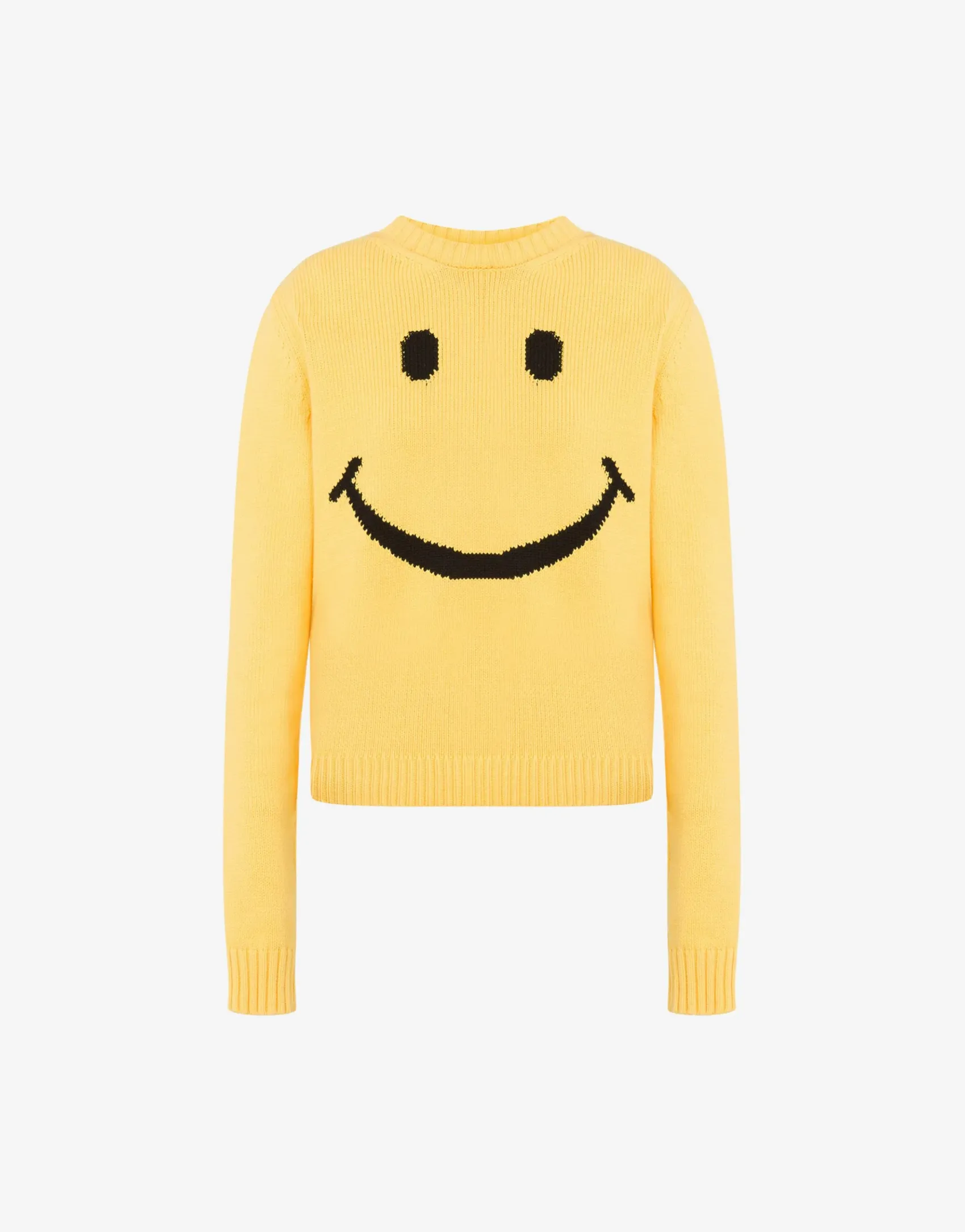 Moschino Knitwear^Cotton Blend Pullover Smiley® YELLOW