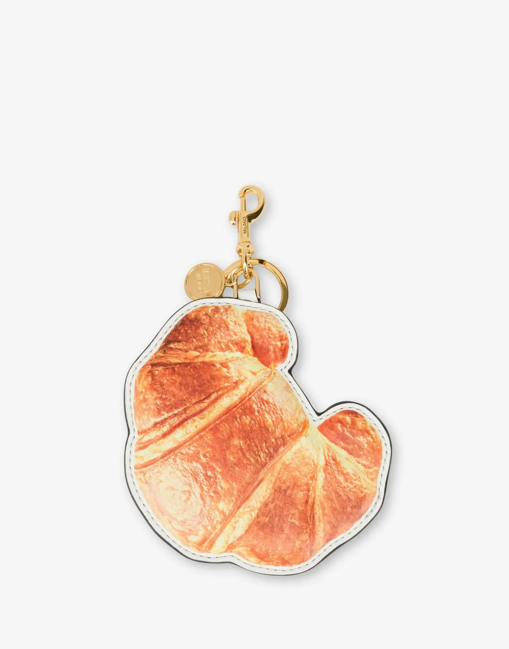 Moschino Wallets & Key Rings|Wallets & Accessories^Croissant keychain BEIGE