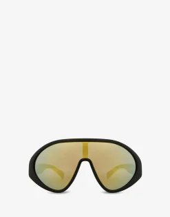 Moschino Sunglasses^3D Logo mask sunglasses BLACK