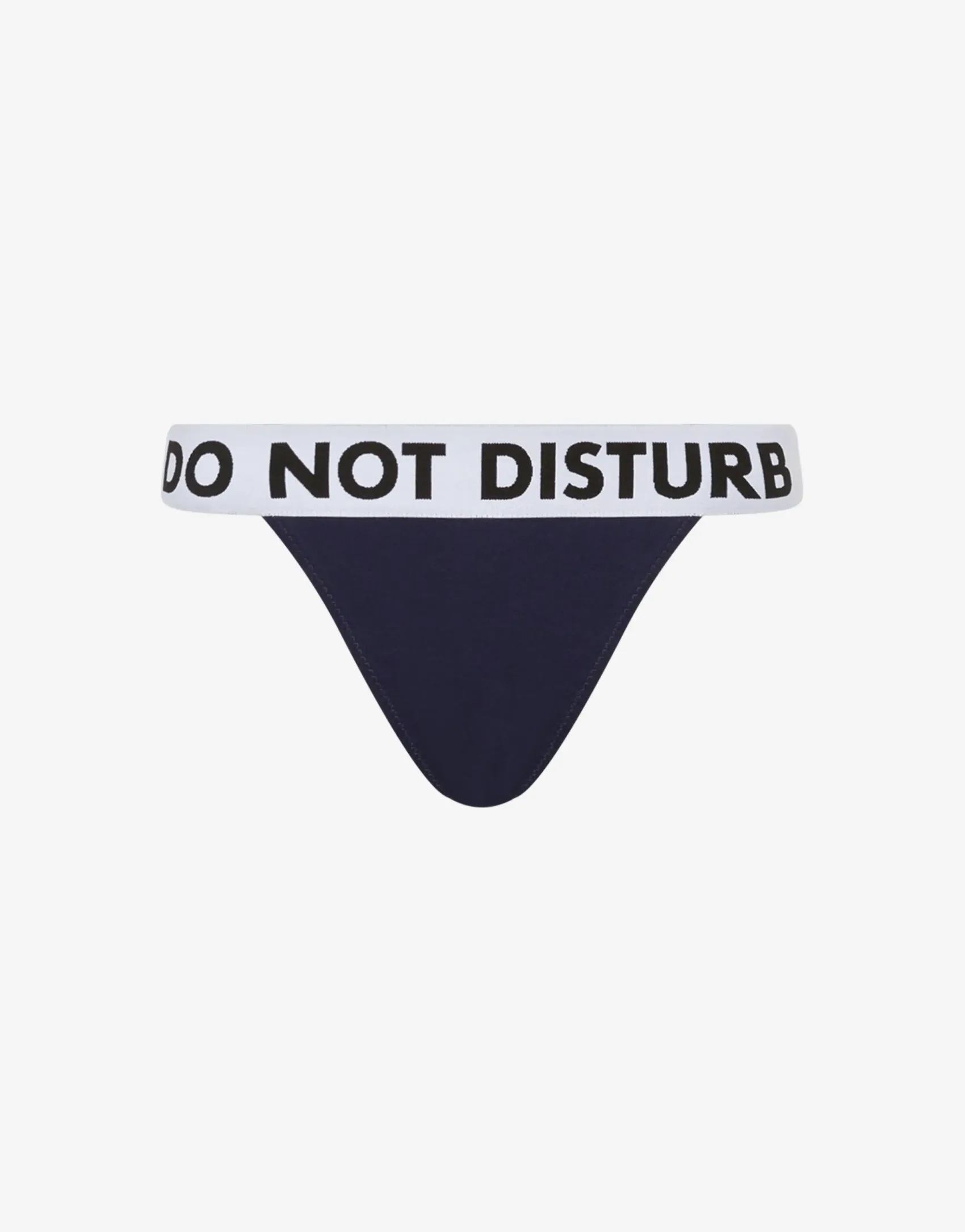Moschino Underwear^Do Not Disturb Stretch Jersey Brazilian Briefs DARK BLUE