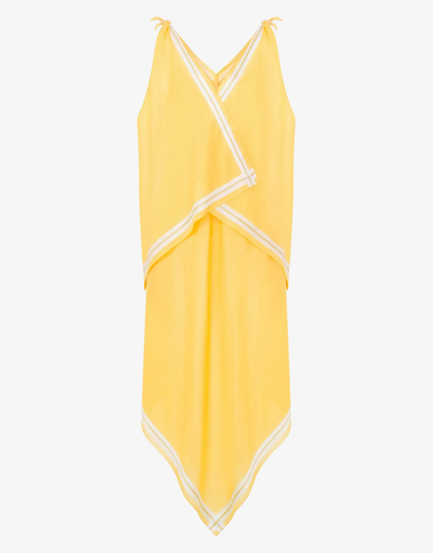 Moschino Dresses^Jacquard Poplin Dress Handkerchief YELLOW