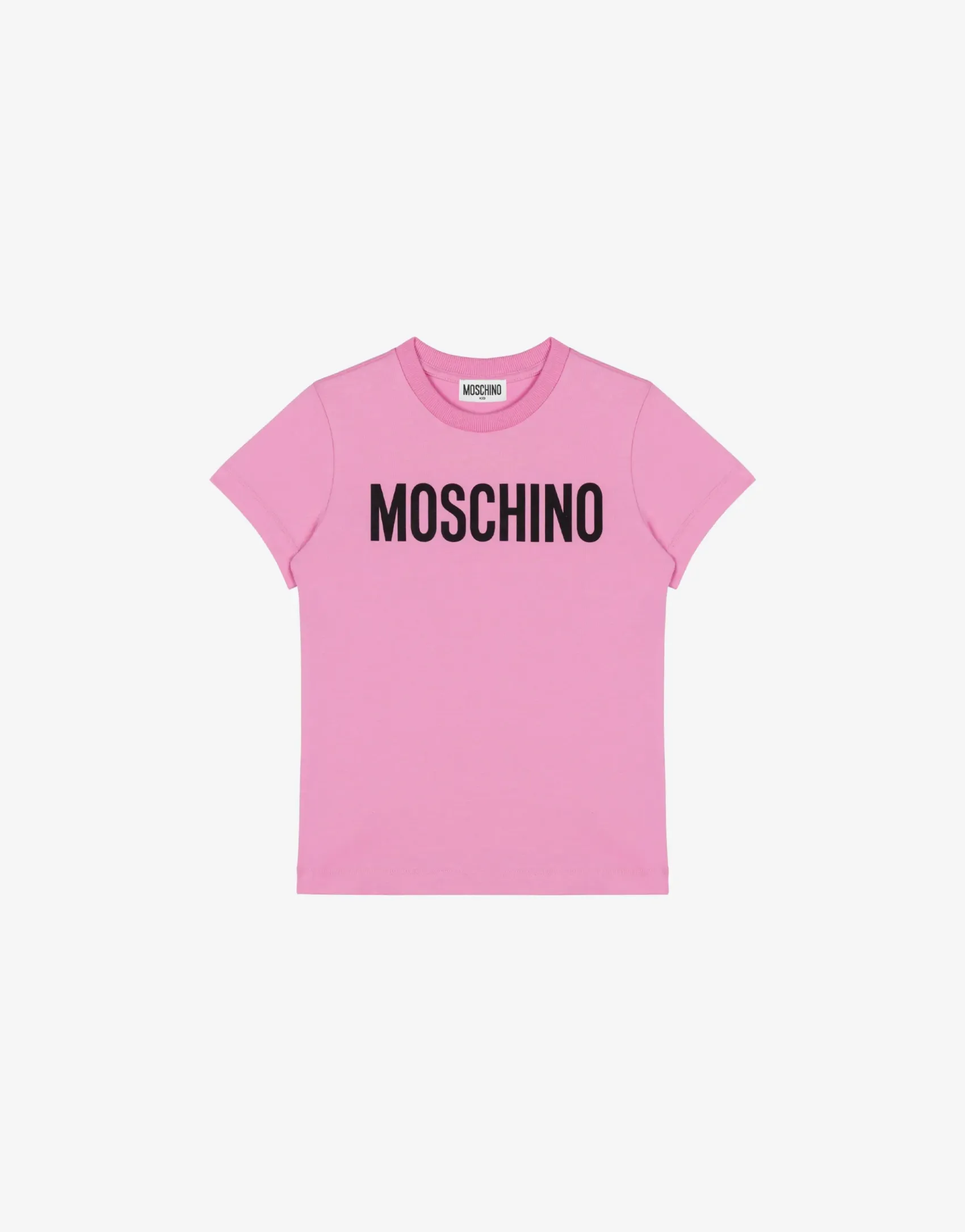 Moschino Boy^Jersey T-shirt Lettering Logo PINK