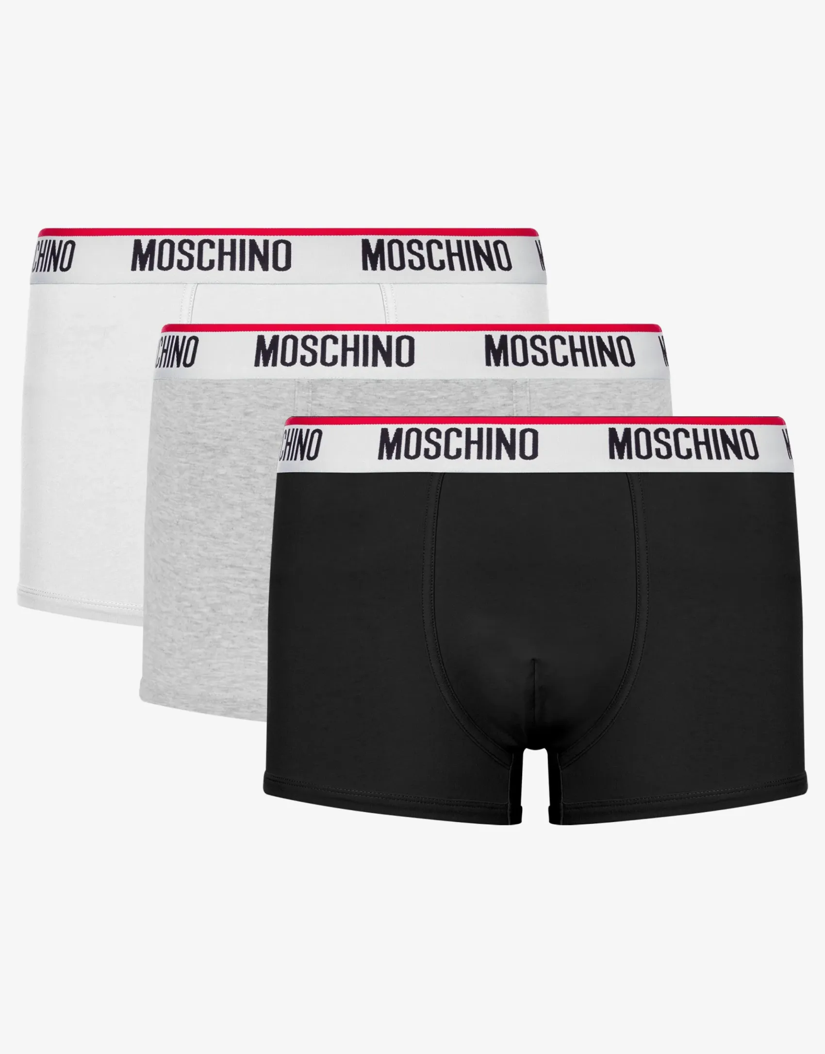 Moschino Underwear^Logo Band set of 3 boxers BLACK