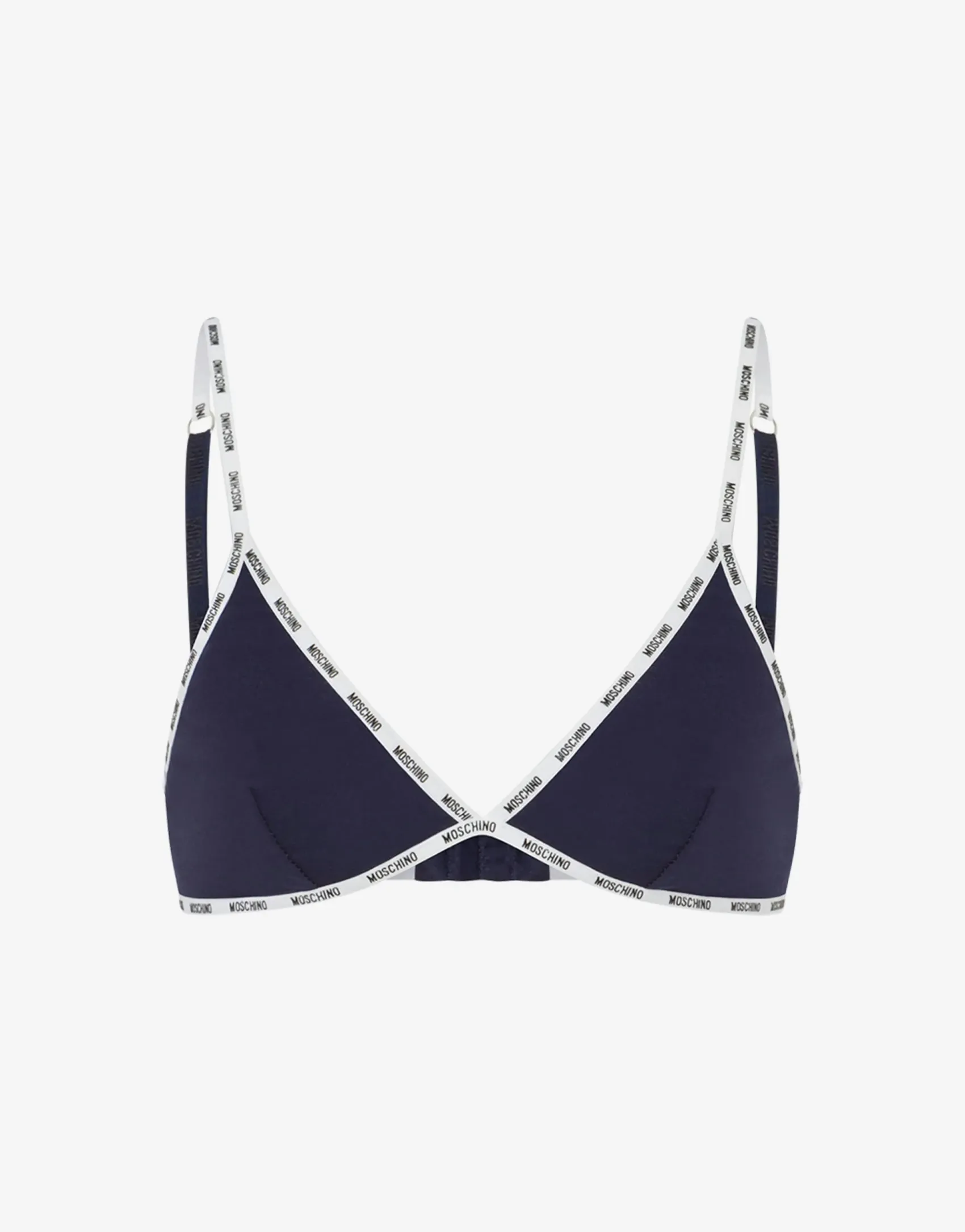 Moschino Underwear^Logo Trims Bra DARK BLUE