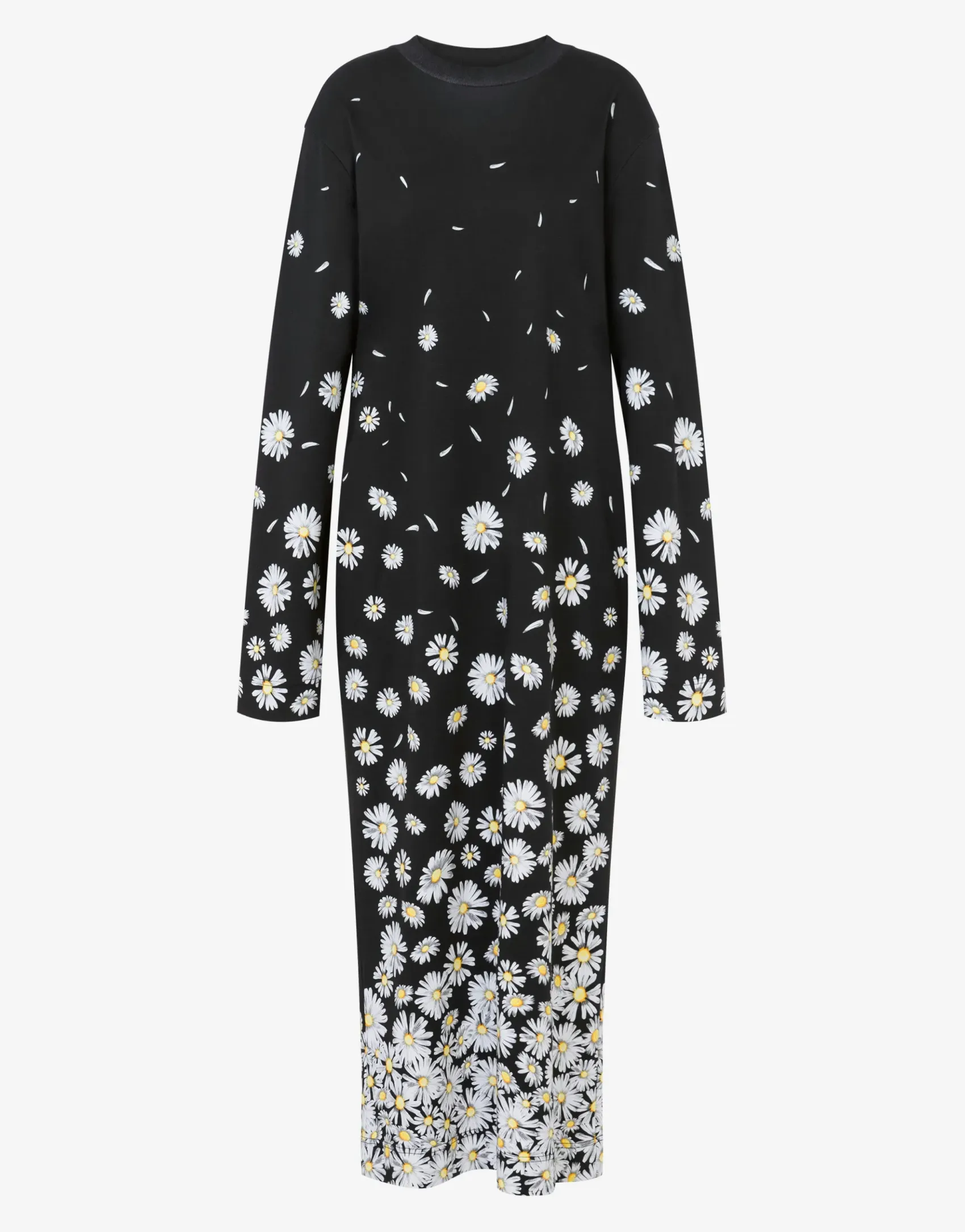 Moschino Dresses^Long Interlock Dress Daisy Degradé BLACK