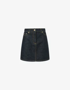 Moschino Skirts^Lunar New Year Denim Miniskirt DARK DENIM