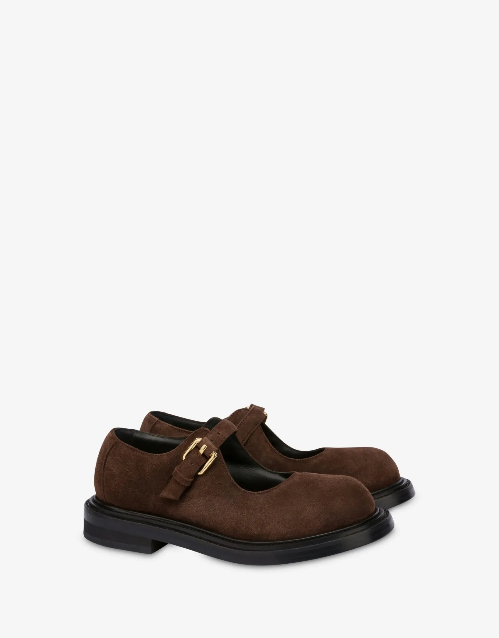 Moschino Flats^Mary Jane Olivia DARK BROWN