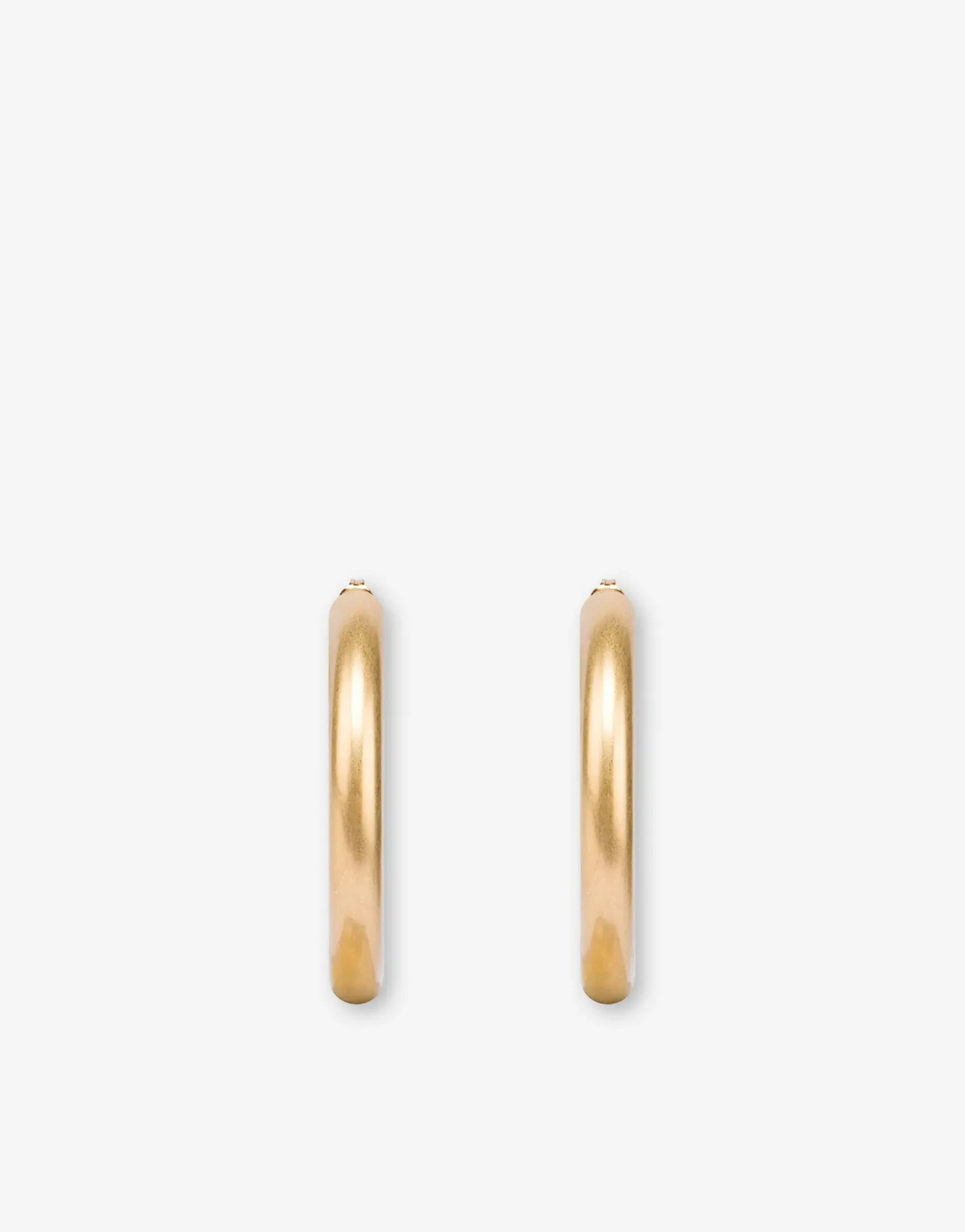 Moschino Jewelry^Metal hoop earrings GOLD