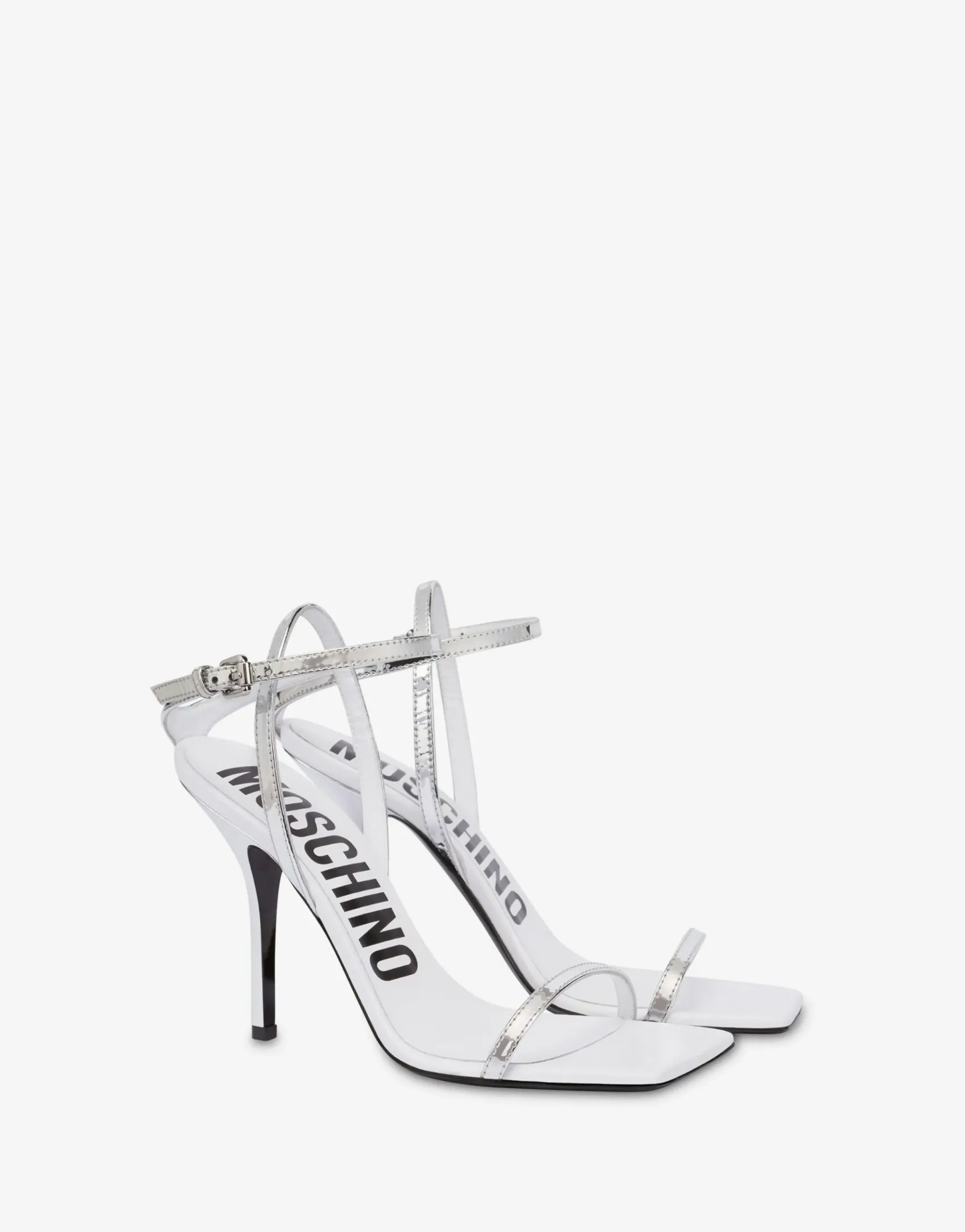 Moschino Sandals^Mirror effect sandals Tina SILVER