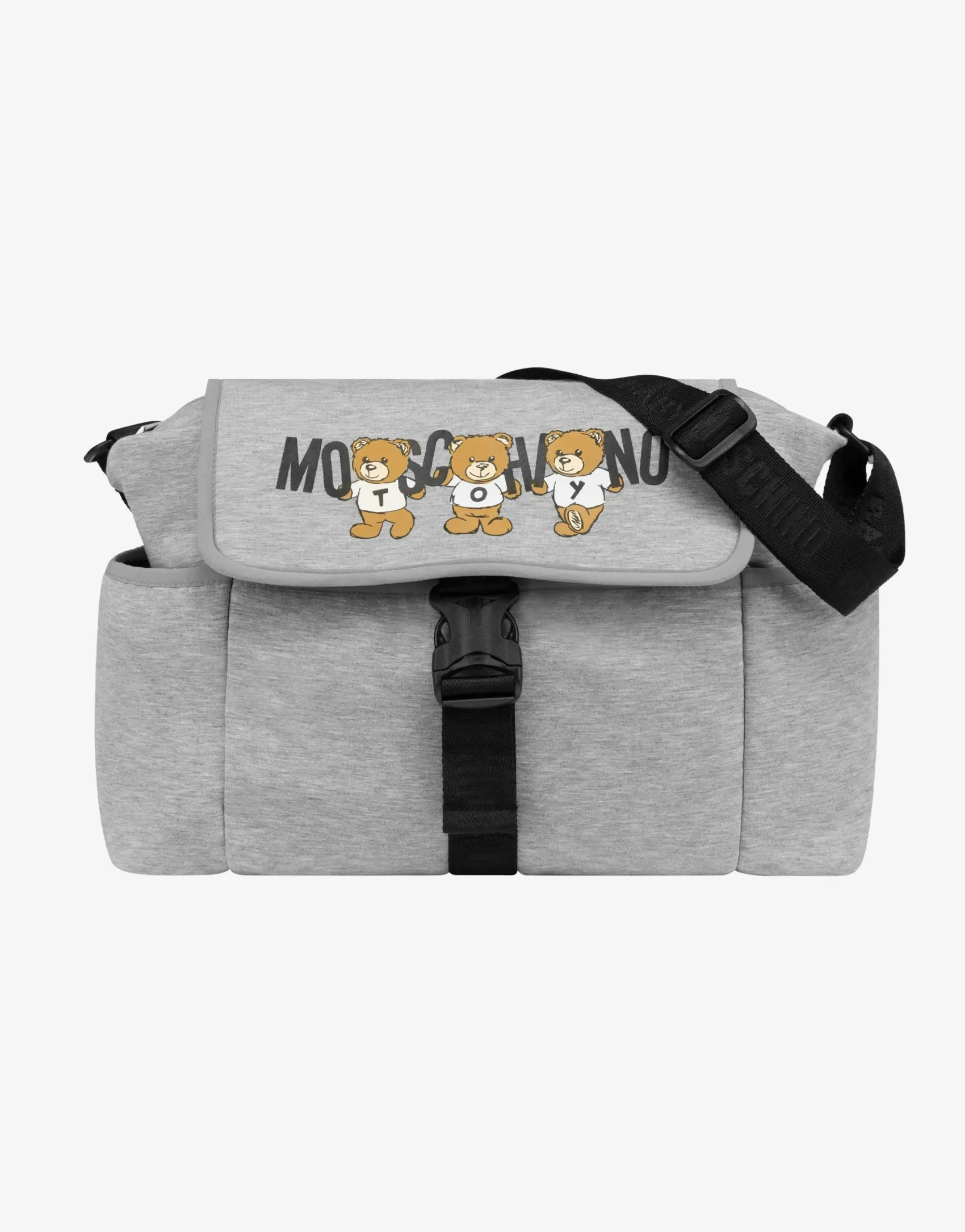 Moschino Baby Accessories^Mom Bag with Changing Mat Teddy Bear GREY