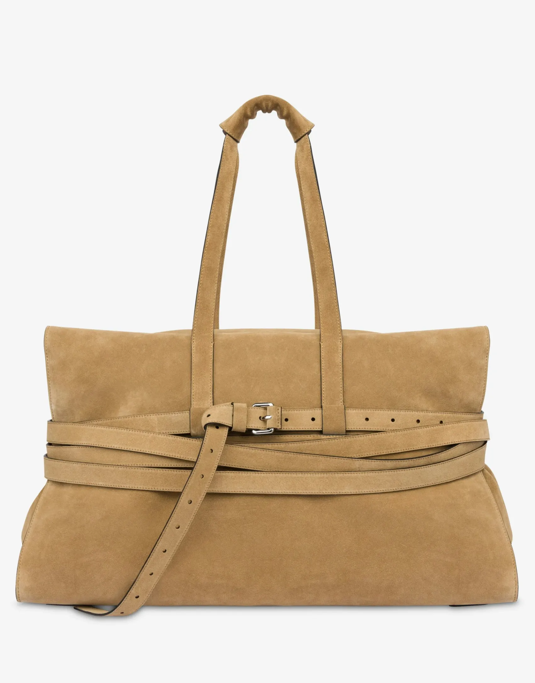 Moschino Shoulder Bags|Bags & Backpacks^Tie Me Boston Bag BEIGE