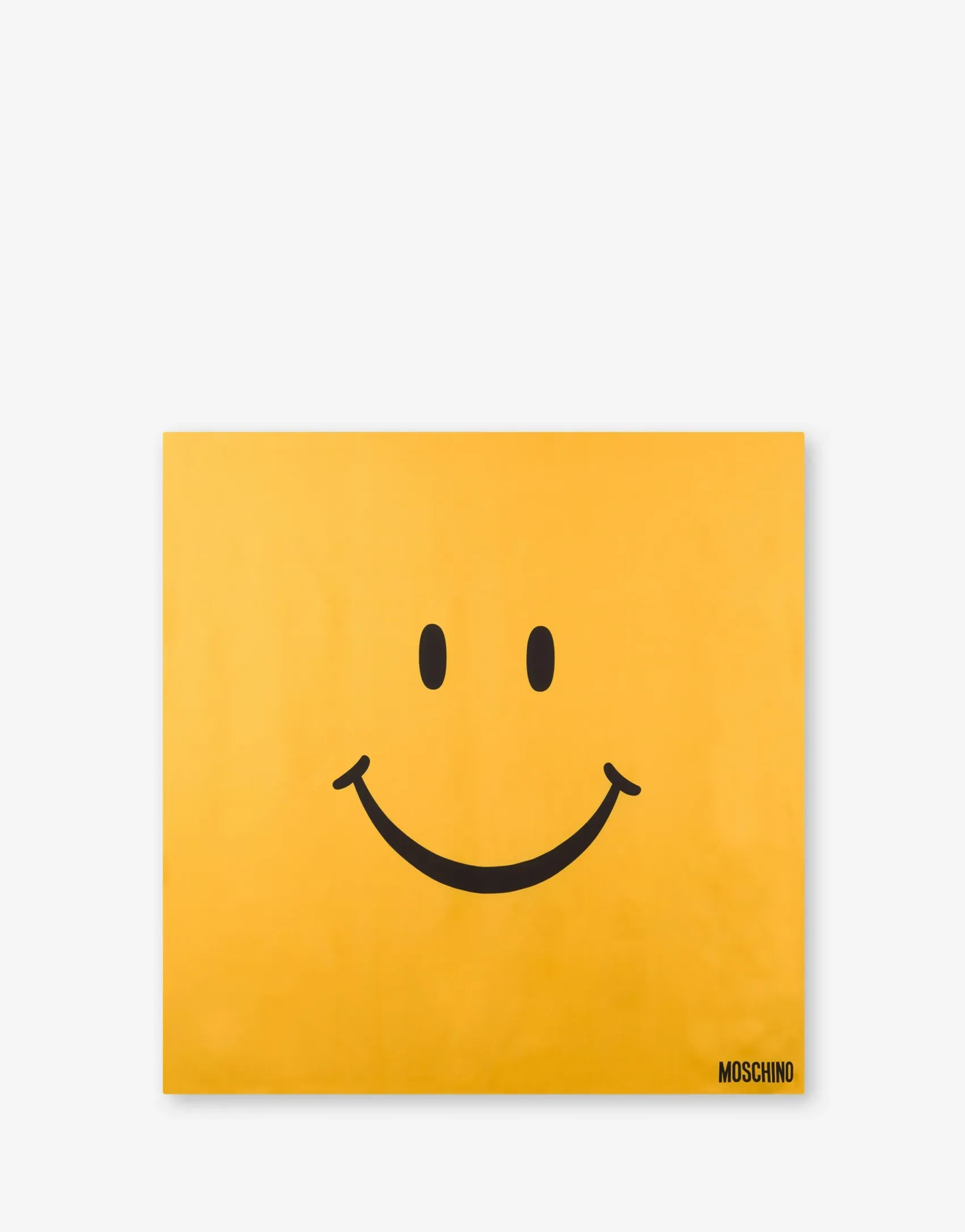 Moschino Scarves & Foulard^Smiley® silk scarf YELLOW