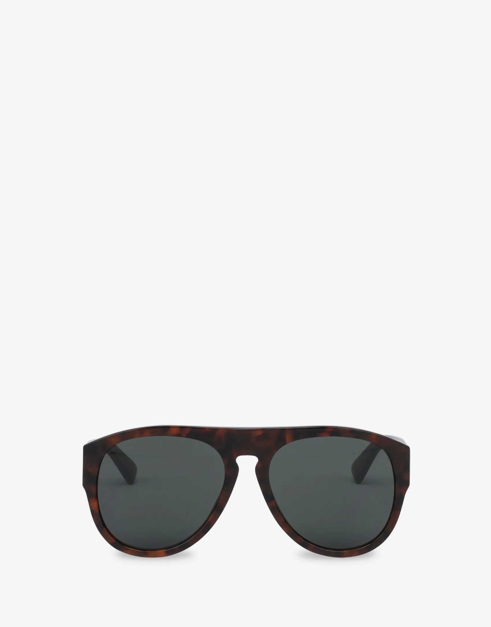Moschino Sunglasses^Sunglasses with green lenses WHITE