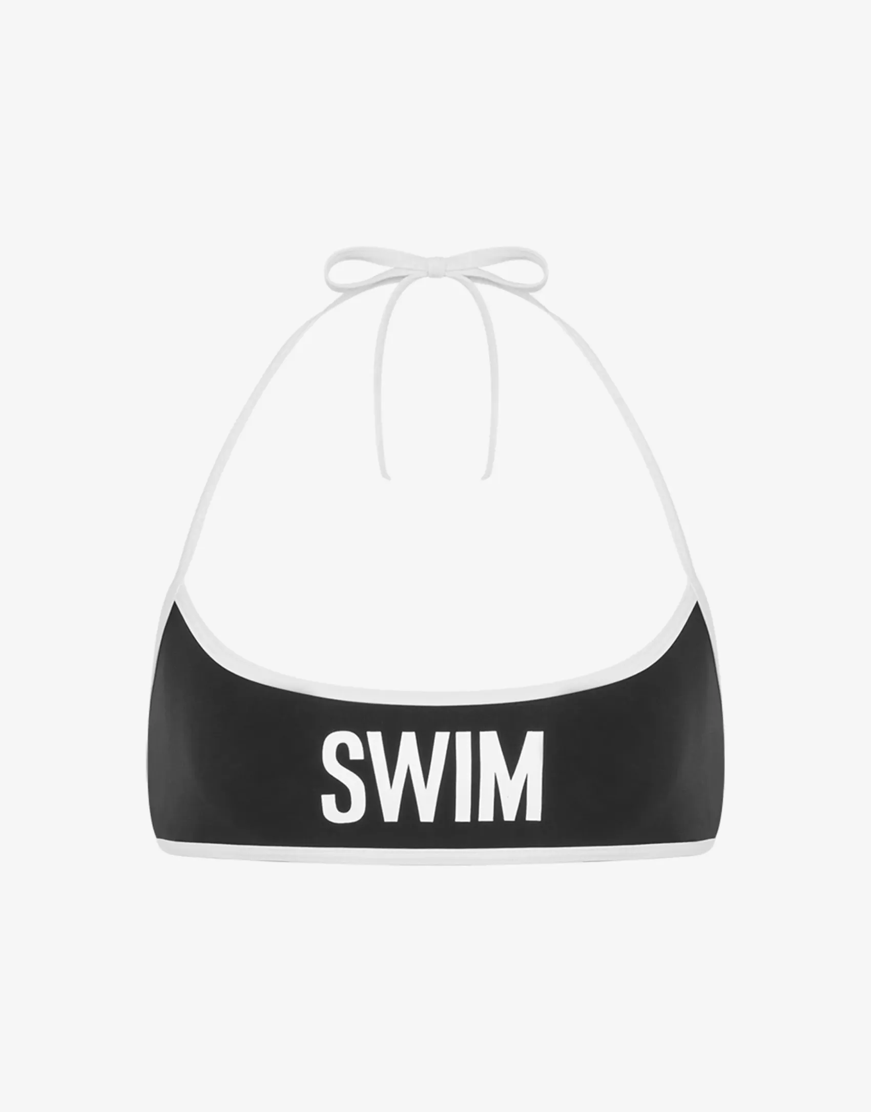 Moschino Swimwear^Swim Where? Bikini Top BLACK