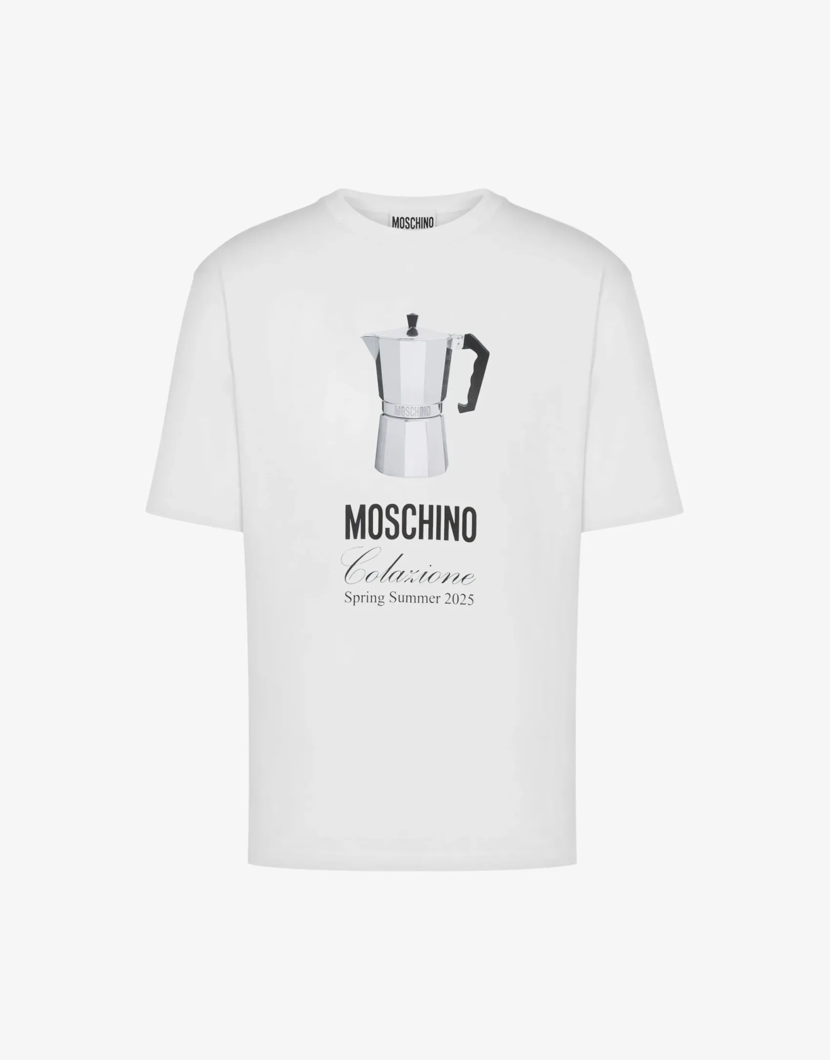 Moschino T-shirts^T-shirt Breakfast WHITE