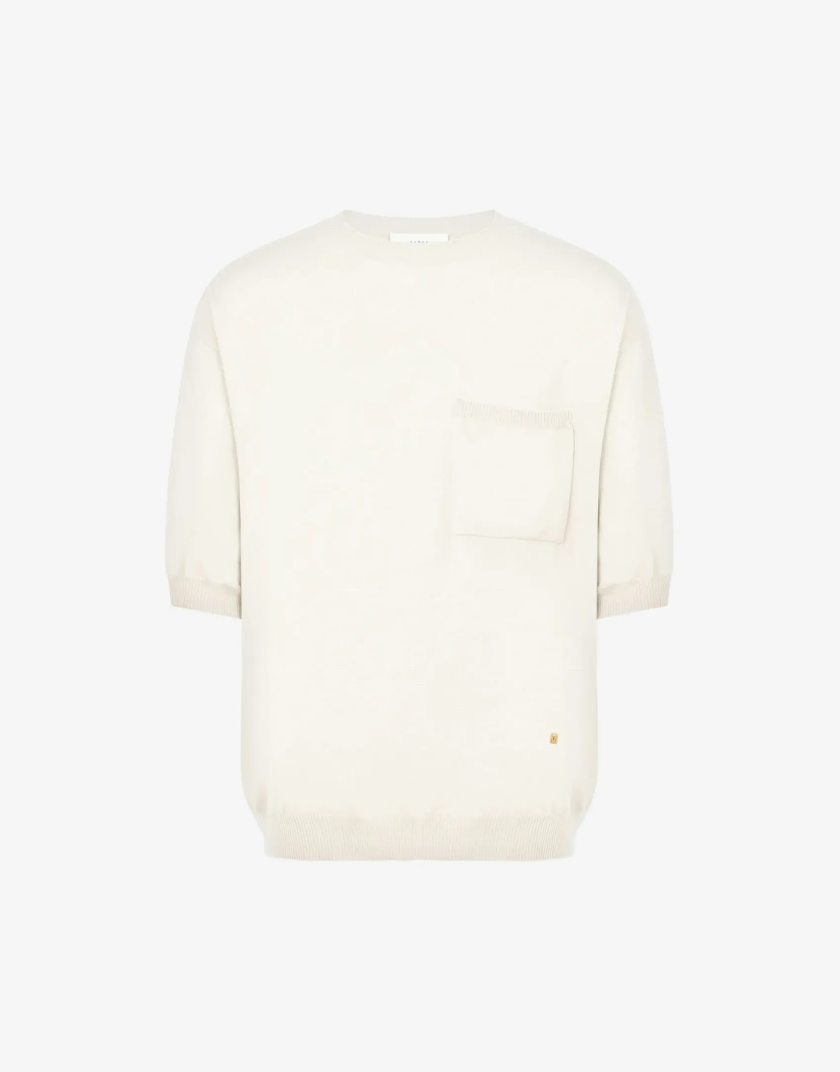 Moschino Knitwear^Wool and Silk Sweater Golden M IVORY