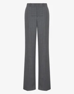 Moschino Co-ords|Pants & Shorts^Wool Pinstripe Trousers DARK GREY