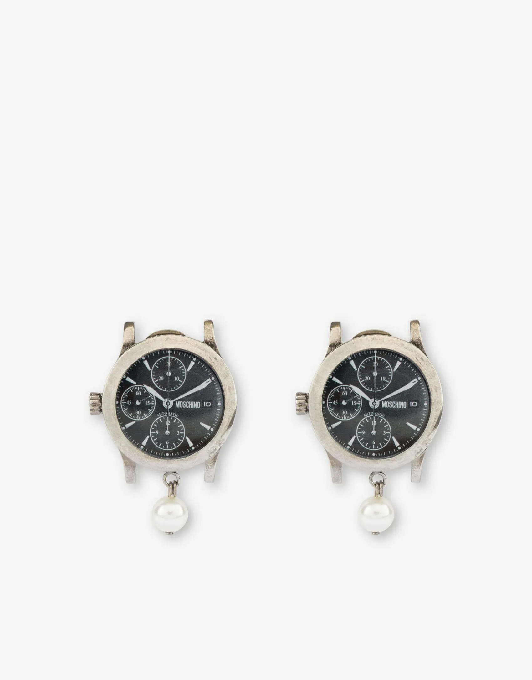Moschino Jewelry^Wristwatch Metal Earrings SILVER